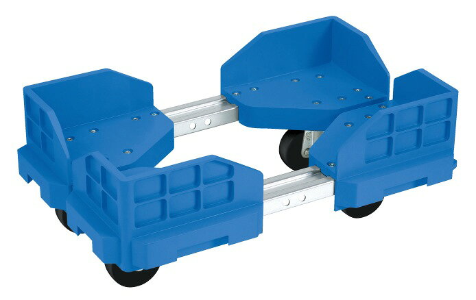 【個人宅配送不可】伸縮式樹脂台車 SCR-4440RB【代引き不可】