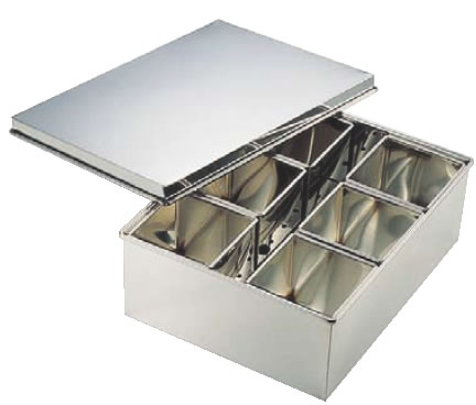 SA18-8冷凍バット【薬味容器】【薬味入れ】【業務用保存容器】【18-8ステンレス】【Ω】【業務用】