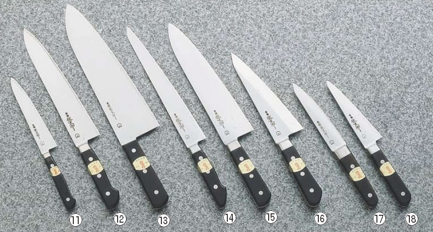 SA佐文(全鋼) 牛刀 33cm【業務用包丁】【キッチンナイフ】【洋包丁】【Ω佐文】【業務用】