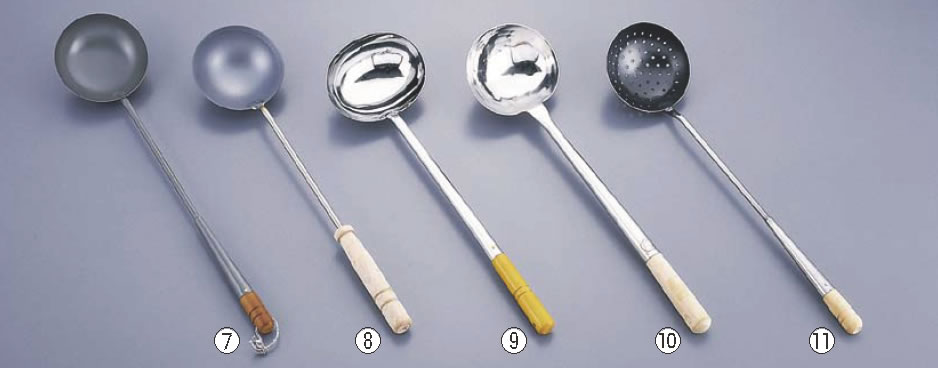 鉄 穴明中華お玉 中 【業務用鍋】【中華鍋】【杓子】【業務用】