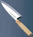 正本 本霞・玉白鋼 出刃庖丁(片刃) 18cm【業務用包丁】【和包丁】【ナイフ】【和食包丁】【業務用】(3)