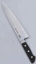 堺菊守日本鋼(口金付) 牛刀(両刃) 21cm【業務用包丁】【洋包丁】【キッチンナイフ】【洋食包丁】【業務用】