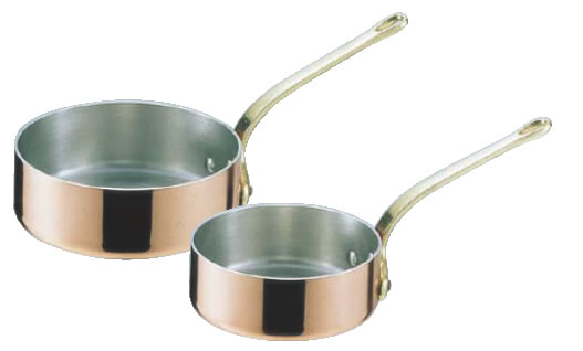 SAエトール銅 片手浅型鍋 21cm【銅片手鍋】【業務用鍋】【Ωエトール】【業務用】【銅鍋】