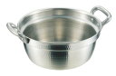 マイスター アルミ極厚円付鍋 (目盛付)45cm【アルミ円付鍋】【アルマイト加工】【業務用鍋】【MYSTAR】【業務用】