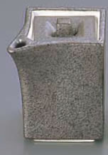 いぶし黒 スタック醤油差し・大 T03-07【調味料入れ】【調味料ストッカー】【醤油ボトル】【瀬戸焼】【..