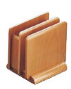 木製 ナフキン&メニュースタンド 15222(ナチュラル)【ナフキンスタンド】【ナフキン立て】【業務用】