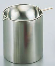 SA18-8回転灰皿 大【灰皿】【ステンレス】【業務用】