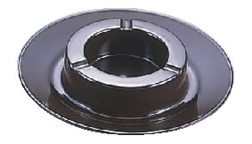 メラミン 大型灰皿 542 L チョコ【灰皿】【メラミン】【業務用】