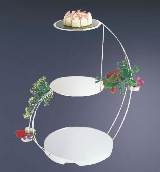 UK18-83段ウェディングケーキスタンド【代引き不可】【ケーキ台】【業務用】