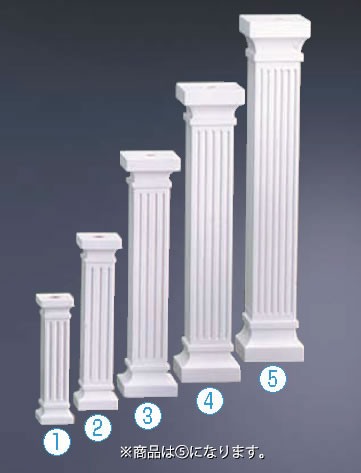 ウェディングケーキ樹脂製ピラー Bタイプ FB915【ウエディング用品 ランプ キャンドル】【バンケットウェア】【業務用】