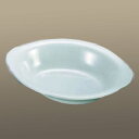 メラミン「青磁」 小判ベーカー皿 CS-45 (大)【小皿】【取り皿】【取皿】【小分け皿】【業務用】