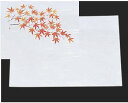 遠赤抗菌和紙 尺3まっと(100枚入) 紅葉 WS-13【敷紙】【会席紙】【会席マット】【業務用】