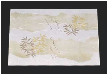 尺五まっと 古今(100枚入) 笹 KSG-16【敷紙】【会席紙】【会席マット】【業務用】