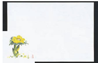 四季紙・千寿(100枚入) 福寿草 M30-202【敷紙】【会席紙】【会席マット】【業務用】