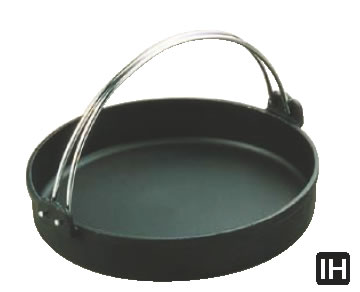 トキワ 鉄すきやき鍋 黒ツル付 30cm 
