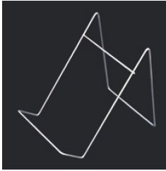 ワイヤーギフトスタンド ハイタイプ 小 51737-2【カタログスタンド】【業務用】