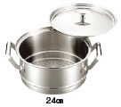 エレックマスター プロ セイロ(蓋付) 24cm(8合炊き)【業務用】