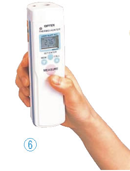 防水型 非接触温度計 サーモハンター PT-7LD【非接触温度計】【可視光線温度計】【業務用】