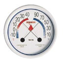 食中毒注意ゾーン付温湿度計 No.5488【乾湿球湿度計】【thermometer】【業務用】