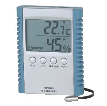温湿度計 デジコンフォ2 TD-8172【乾湿球湿度計】【thermometer】【業務用】