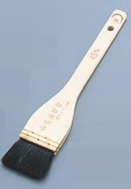 【メール便配送可能】SA木柄黒ハケ(山羊毛) 90mm【刷毛】【業務用】