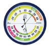 温湿度計 F4 生活管理 15cm【乾湿球湿度計】【thermometer】【業務用】
