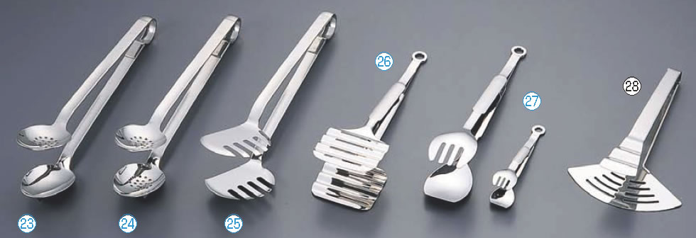 レズレー 18-10両穴明サービストング 12382【取り分けスプーン】【はさみ】【掴み】【業務用】
