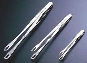 18-0仙武堂 焼肉トング 小【取り分けスプーン】【はさみ】【掴み】【業務用】