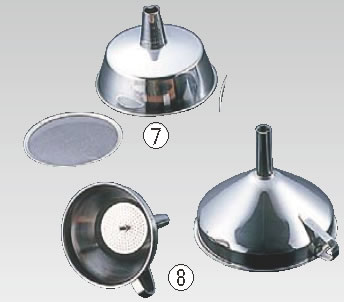 SA18-8アミ付ロート【漏斗】【funnel】【じょうご】【業務用】