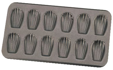 ゴーベル マドリネット 12ヶ取 264710 【タルト型 マドレーヌ型】【ケーキ型 洋菓子焼型 】【製菓用品 製パン用品】【フレキシブルモルド 天板型】【業務用】