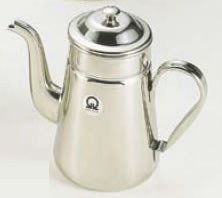 SA18-8コーヒーポット #15(電磁調理器用) 【珈琲ポット 珈琲用品】【喫茶用品】【コーヒーマシン コーヒー用品】【18-8ステンレス】【Ω】【業務用】