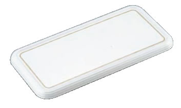 陶器風メラミン製ケーキトレー長角型 CT-1734-WS 【プレート トレー】【ケーキサーバー トング】【製菓用品】【ケーキ用品】【業務用】