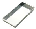18-8羊カン舟 12×6×1.2寸 【製菓用品】【和菓子用品】【18-8ステンレス】【業務用】