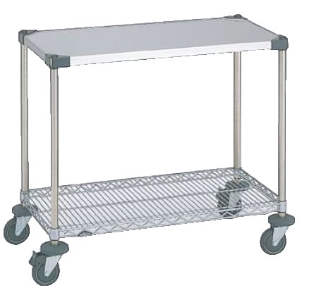 ワーキングテーブル 1型 NWT1D-S 【代引き不可】【配膳ワゴン 配膳カート】【厨房用カート サービスワゴン】【棚 ワゴン キッチンワゴン】【業務用】