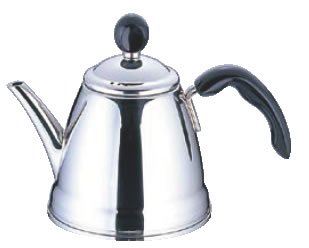 18-8フォンテーヌ コーヒードリップ ポット 1200cc 【珈琲ポット 珈琲用品】【IH 電磁調理器対応】【喫茶用品】【コーヒーマシン コーヒー用品】【18-8ステンレス】【業務用】