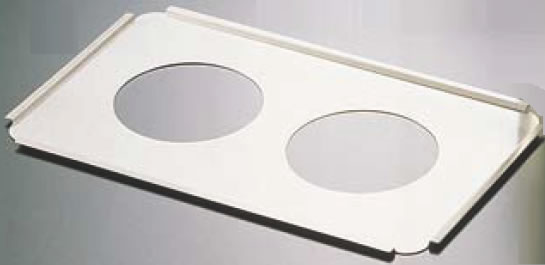 18-8インセットポット(小)用プレート 19190【サラダバー】【フードバー】【バイキング】【ビュッフェ】【業務用】