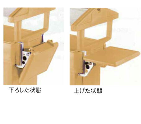 キャンブロ フードバー専用エンドテーブル コーヒーベージュ【代引き不可】【サラダバー】【フードバー..