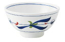CU 小丼 M色絵波唐草(83SCKKD)【メープル】【おかるのキモチ】【軽量強化磁器】【どんぶり】【丼ぶり】【業務用】