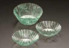 緑雲流〈500枚入〉 6A【フィルムケース】【フィルムカップ】【トレー】【ケース】【珍味入】【使い捨て】【包材】【H-20-93】