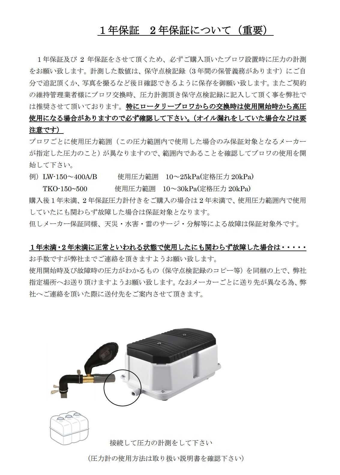 TIP-450 大晃機械工業 圧力計付き 2年...の紹介画像2