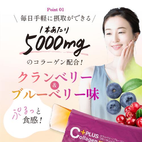 コラーゲンゼリー クランベリー＆ブルーベリー味 1ヶ月分 鉄分 ビタミン 葉酸 美容...