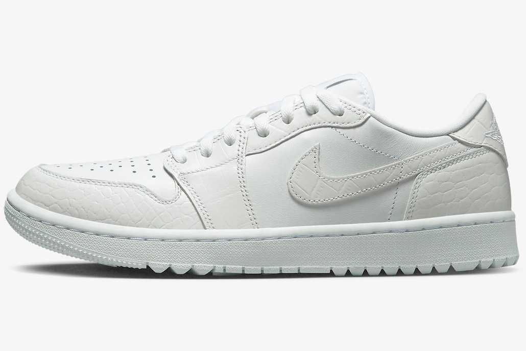 Nike Air Jordan 1 Low Golf White Crocodile Skin ʥ 硼1   ۥ磻 륹 DD9315-110šۿ