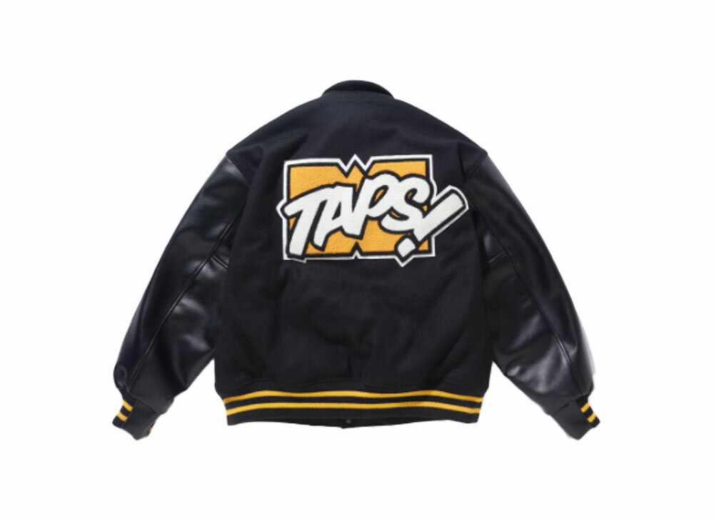 Wtaps New Year's Limited Varsity Jacket Wool. Melton. Toon! Black _u^bvX j[ C[Y ~ebh o[VeB WPbg E[. g. gD[! 222BRDT-JKM01S ubN IׂTCYyÁzVÕi