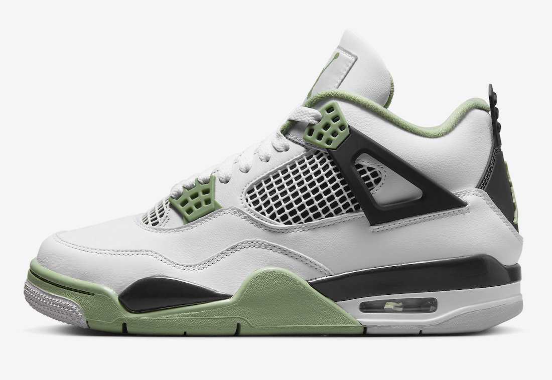 Nike WMNS Air Jordan 4 Oil Green ナイキ ウィメンズ エアジョーダン4 オイルグリーン AQ9129-103【中古】新古品