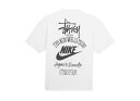 Stussy x Nike Men 039 s T-Shirt White ステューシー x ナイキ メンズ Tシャツ ホワイト SS-561 S M L XL【中古】新古品
