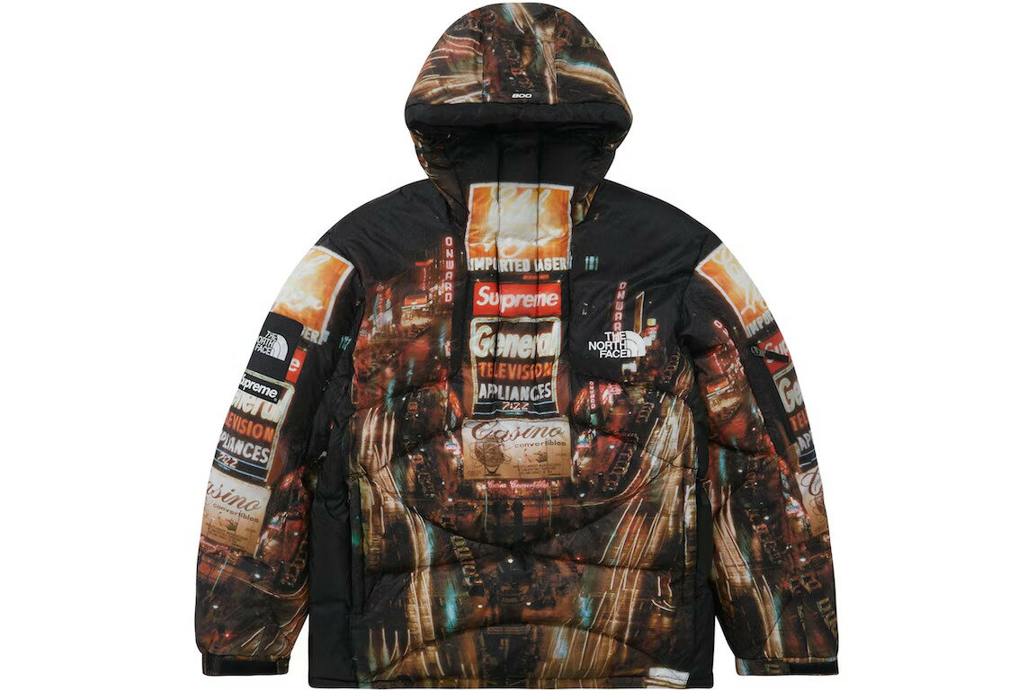 Supreme The North Face 800-Fill Half Zip Hooded Pullover Multi シュプリーム ザ ノース フェイス 800 フィル ハーフ ジップ フーディー プルオーバー マルチ S M L XL新古品