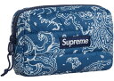 Supreme Puffer Pouch Blue Paisleyシュプリーム パファー ポーチ ブルーペイズリー 22AW新古品