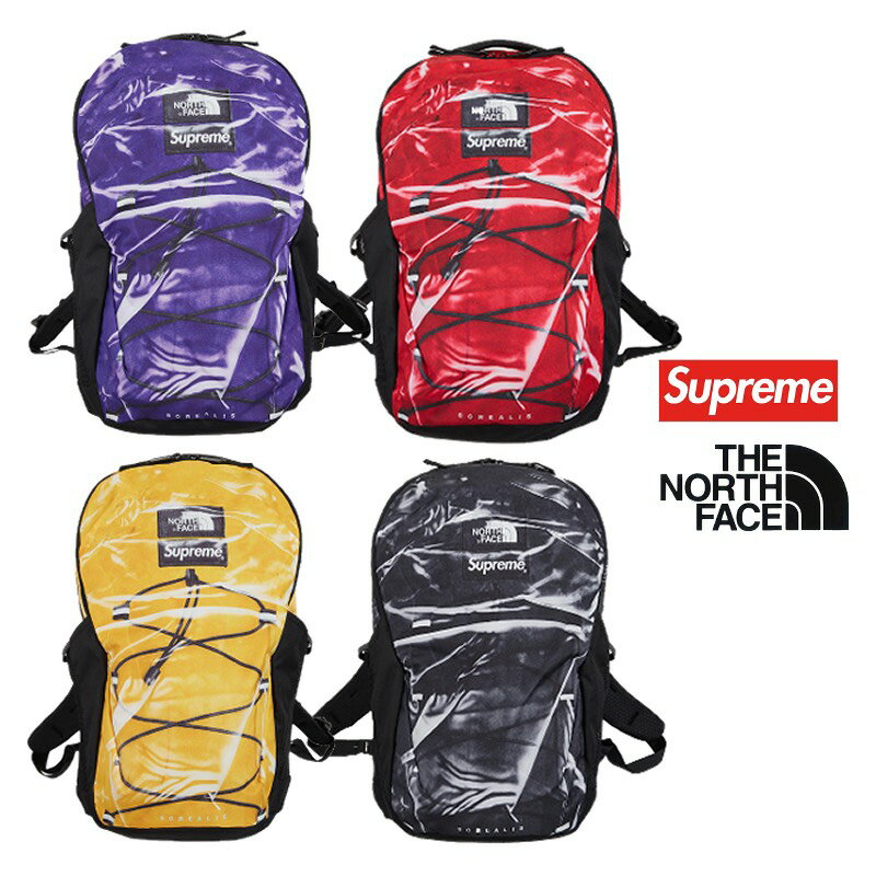 23SS Supreme / The North Face Trompe Loeil Printed Borealis Backpack シュプリーム ザ ノース フェイス トロンプ ルイユ プリンティド ボレアレス バックパック Black Red Yellow Purple SUP-SS23-114 選べる カラー サイズ【中古】新古品