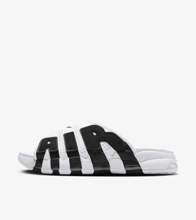 Nike Air More Uptempo Slide White and Black ナイキ エアモアアップテンポ スライド ホワイト アンド ブラック FB7818-100