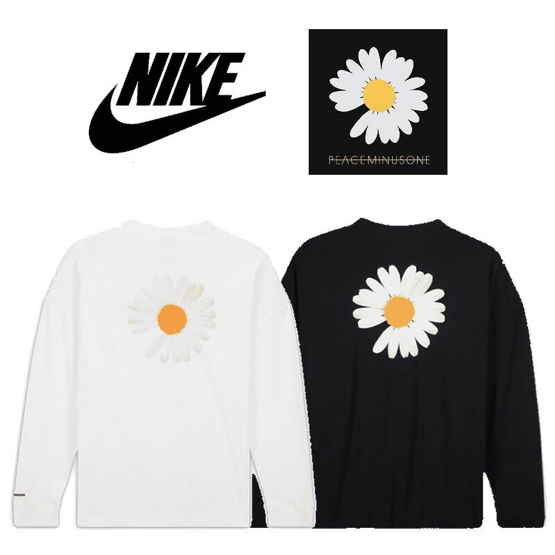 PEACEMINUSONE PMO x NIKE LS Tee ピースマイナスワン ピーエムオー x ナイキ LS Tシャツ DR0097-010 DR0097-100 ブラック ホワイト【中古】新古品